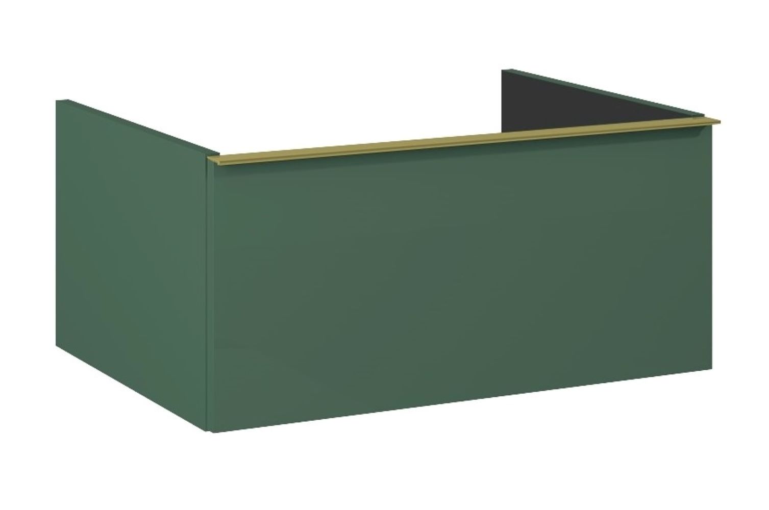 Elita Look skříňka 60x44.9x28.1 cm pod umyvadlo závěsná zelená RE080603027010