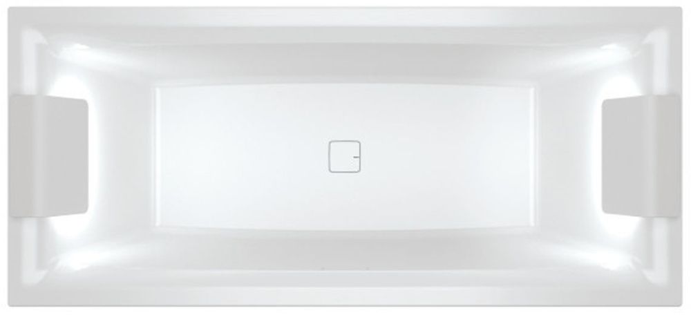 Riho Still Square LED obdélníková vana 180x80 cm bílá B099005005