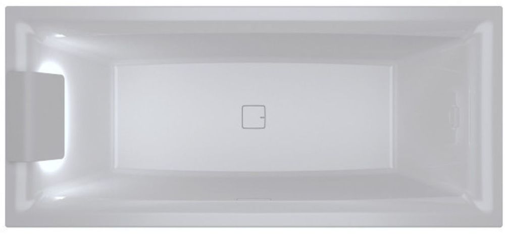 Riho Still Square LED obdélníková vana 170x75 cm bílá B100004005