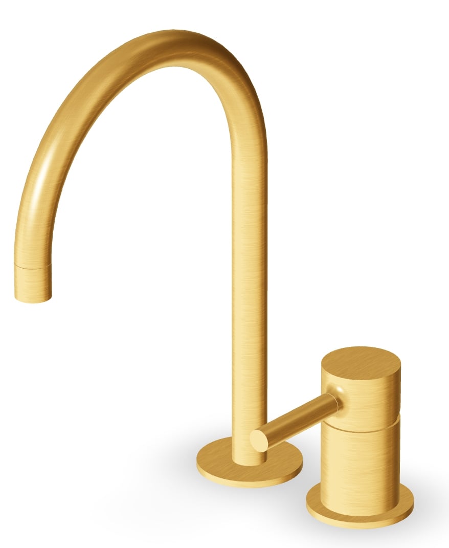 Zucchetti Pan umyvadlová baterie stojící zlatá ZP6223.C41