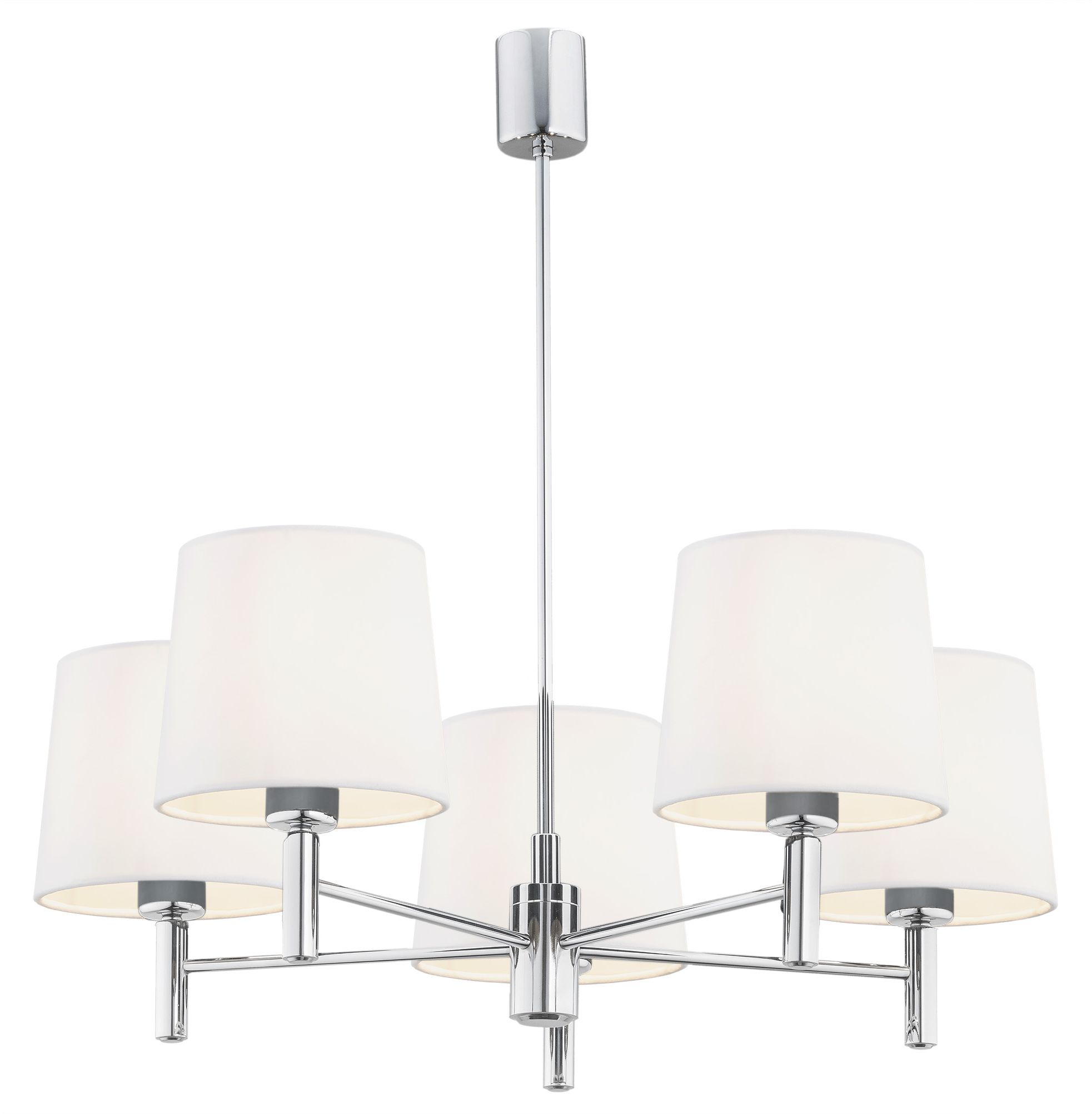 Argon Bolzano Plus závěsné svítidlo 5x15 W bílá-chrom 2110