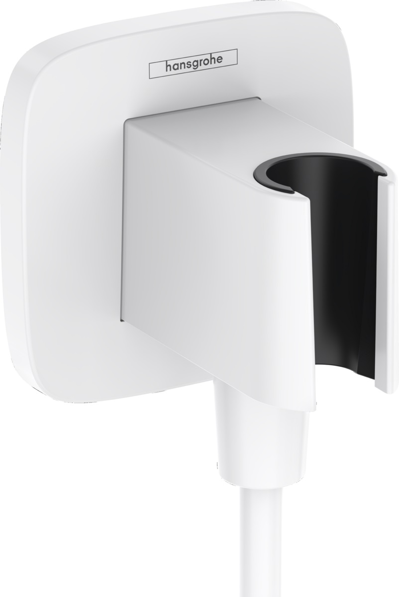 Hansgrohe Fixfit úhlový konektor s držákem bílá 26887700