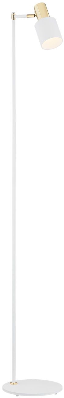 Argon Doria stojací lampa 1x15 W bílá-mosaz 4258