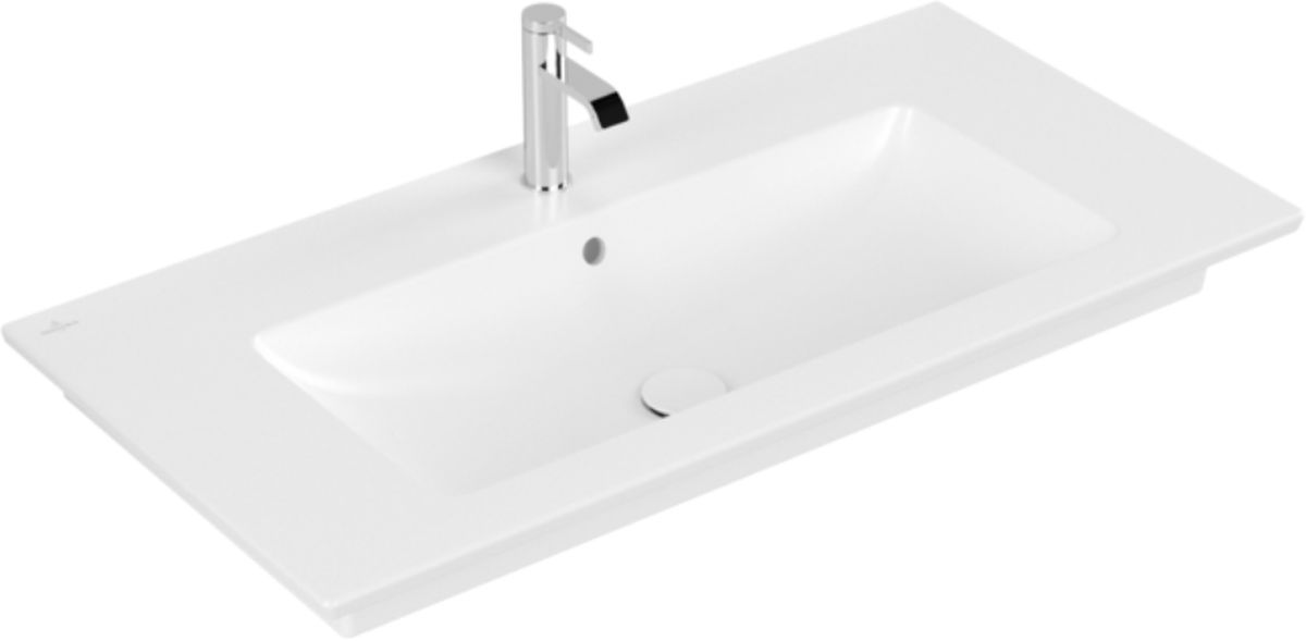 Villeroy & Boch Venticello umyvadlo 100x50 cm obdélníkový klasický-nábytkový-s pultem bílá 4104ALRW