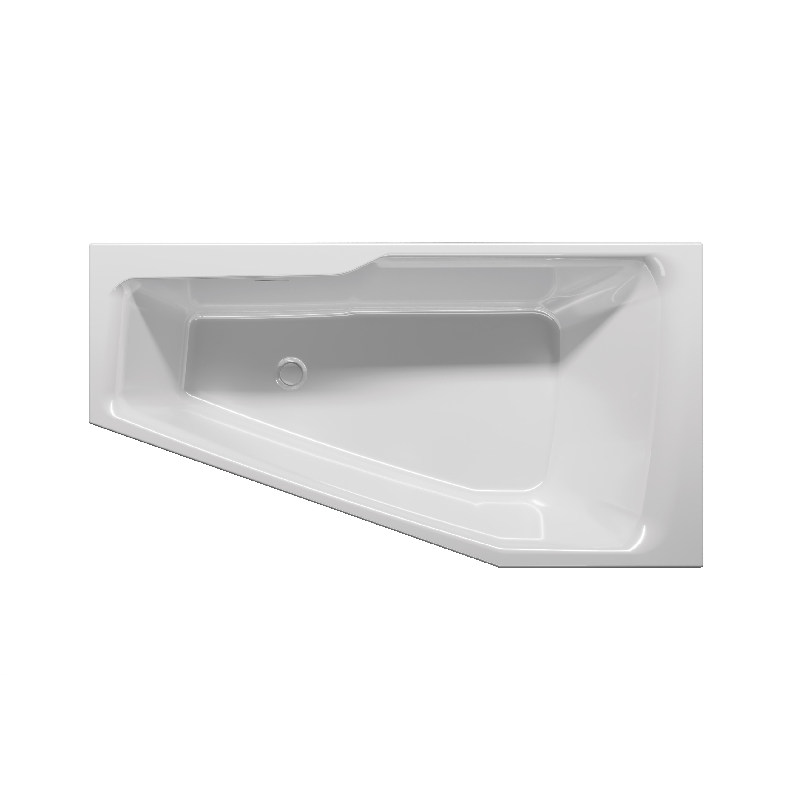 Riho Rethink Space Plug&Play vana s obkladem 170x90 cm Levostranná bílá B114005005