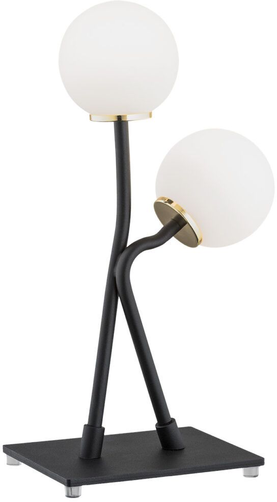 Argon Faron stolní lampa 2x6 W černá-mosaz-opálová 892