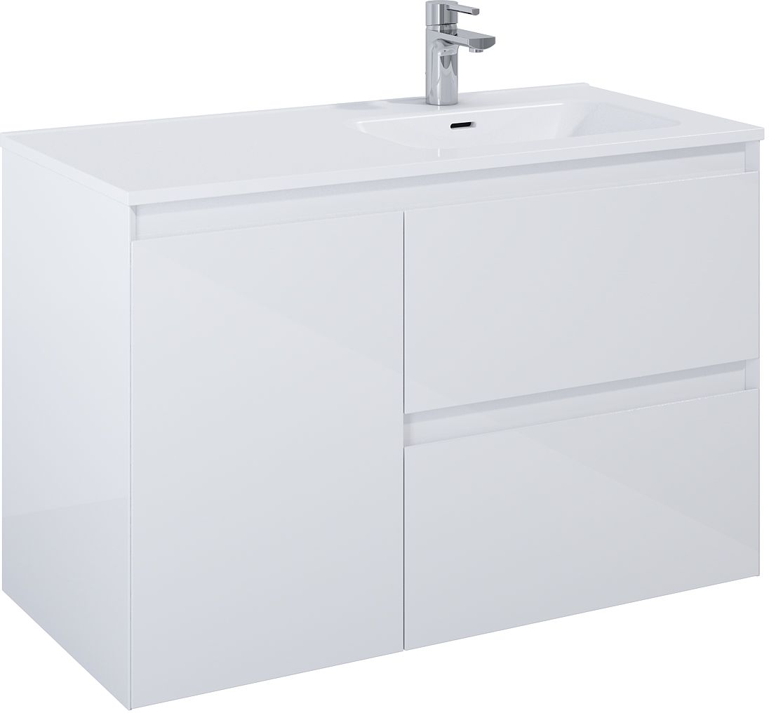 Elita Split skříňka 100x45.8x63.5 cm pod umyvadlo závěsná bílá RE011005058060