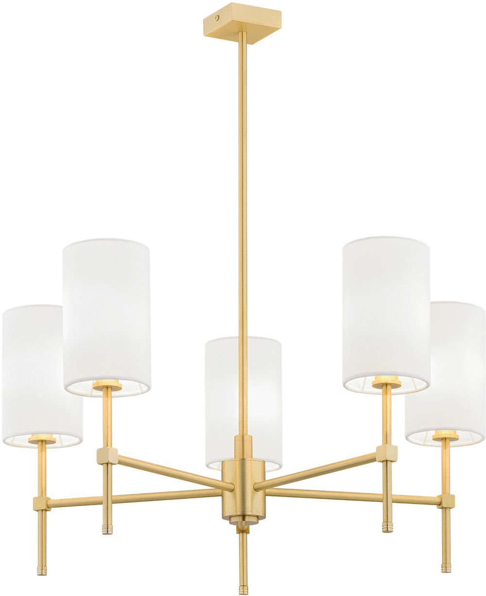 Argon Abruzzo stropní světlo 5x7 W bílá-mosaz 2134