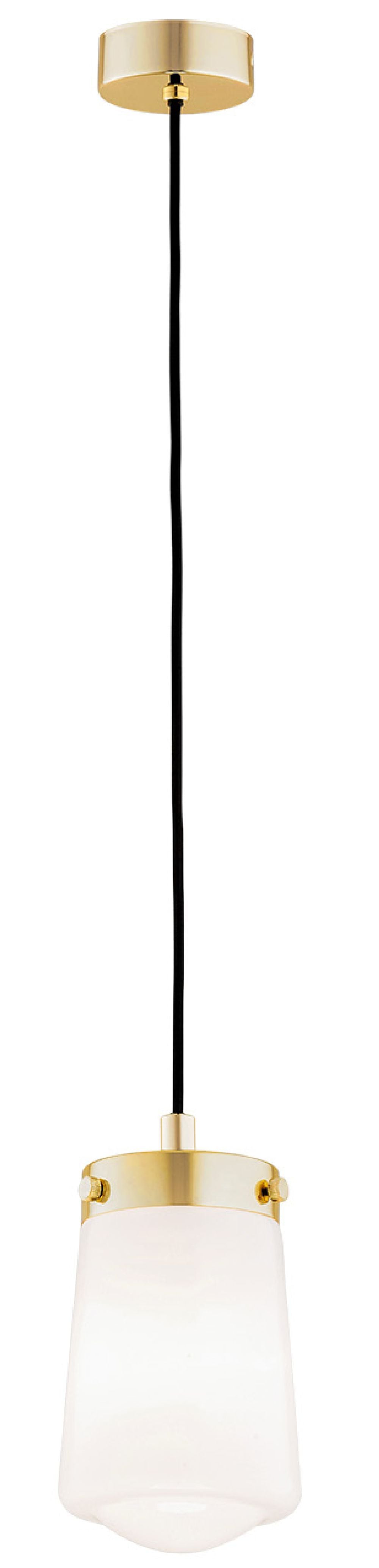 Argon Pasadena závěsné svítidlo 1x15 W mosaz-opálová 8004