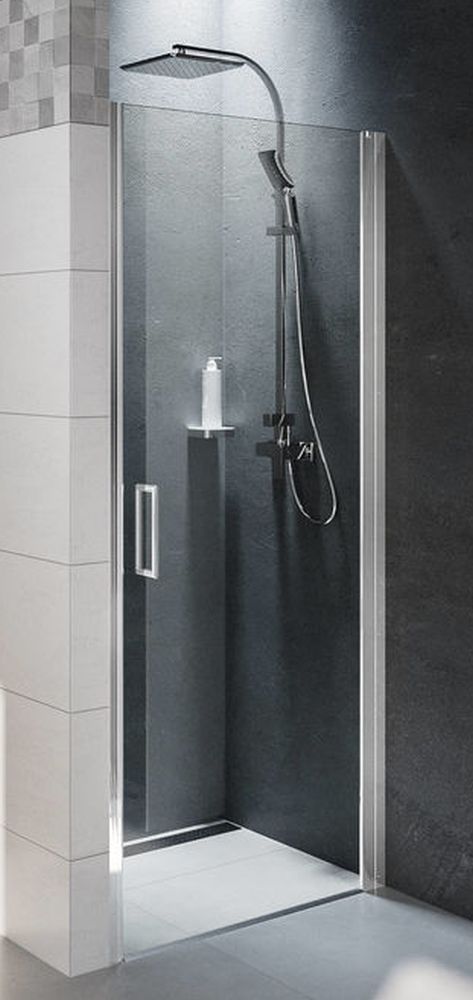 Riho Novik sprchové dveře 100 cm sklopné chrom lesk/průhledné sklo G003003120