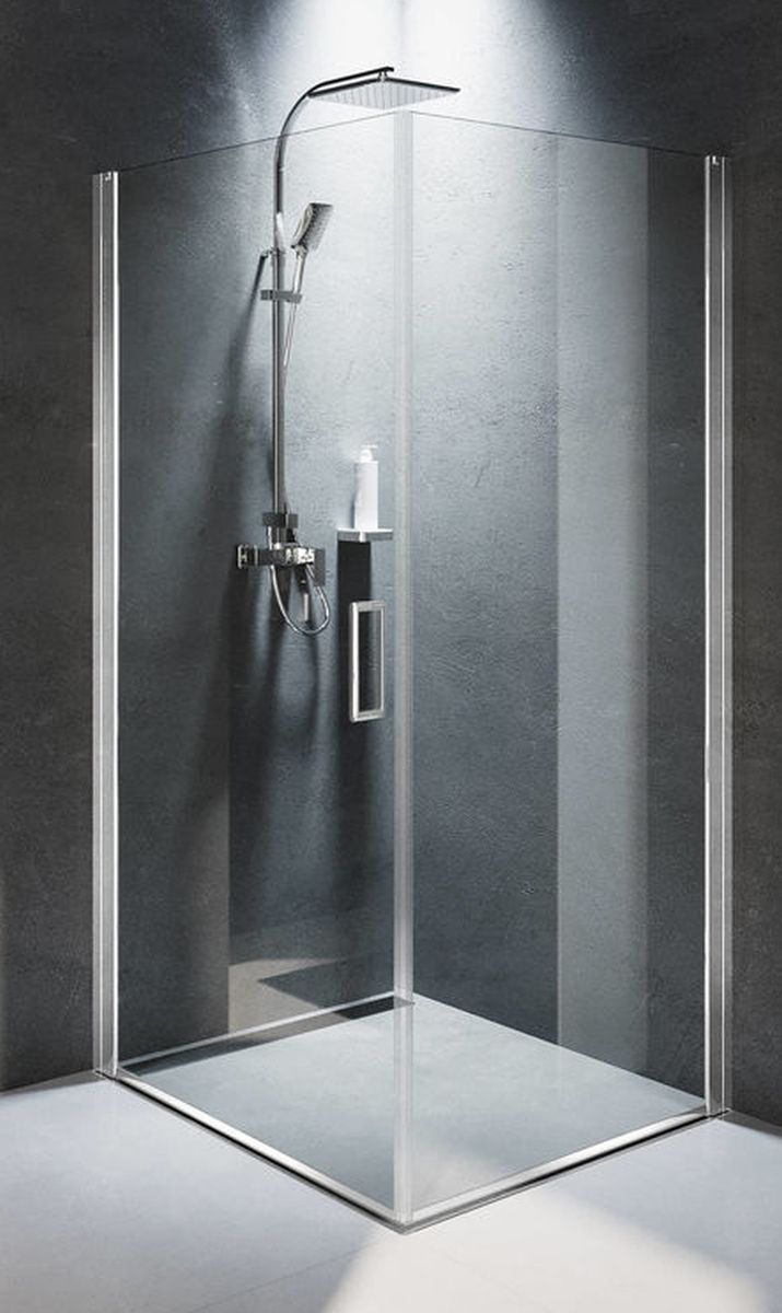 Riho Novik sprchový kout 90x80 cm obdélníkový chrom lesk/průhledné sklo G003007120
