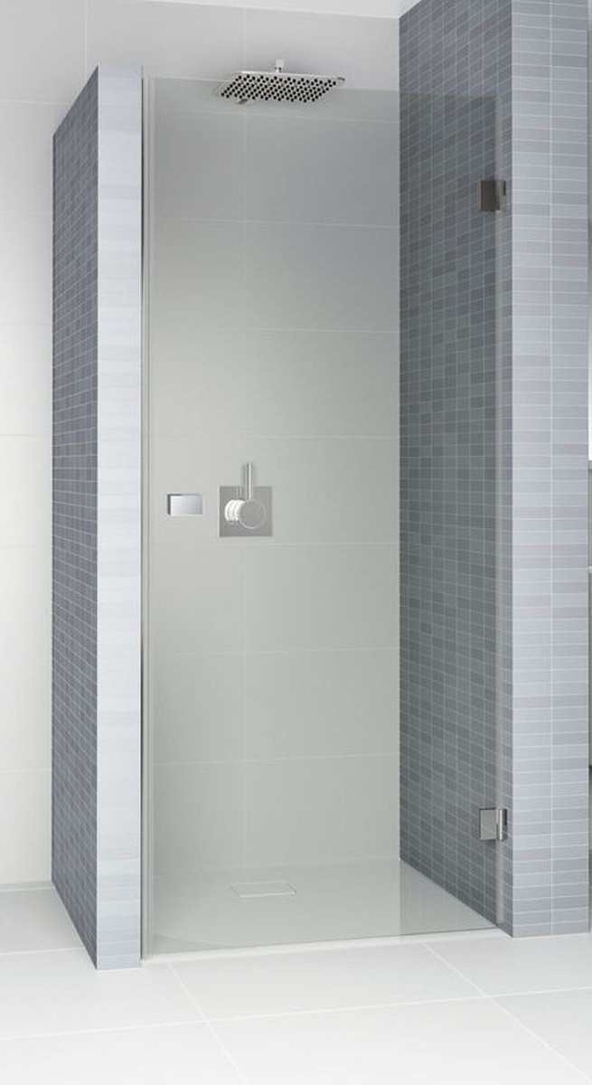 Riho Scandic sprchové dveře 70 cm sklopné černá matný/průhledné sklo G001002121