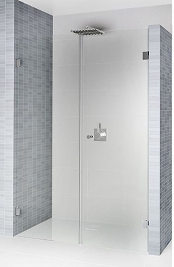Riho Scandic sprchové dveře 140 cm sklopné černá matný/průhledné sklo G001016121