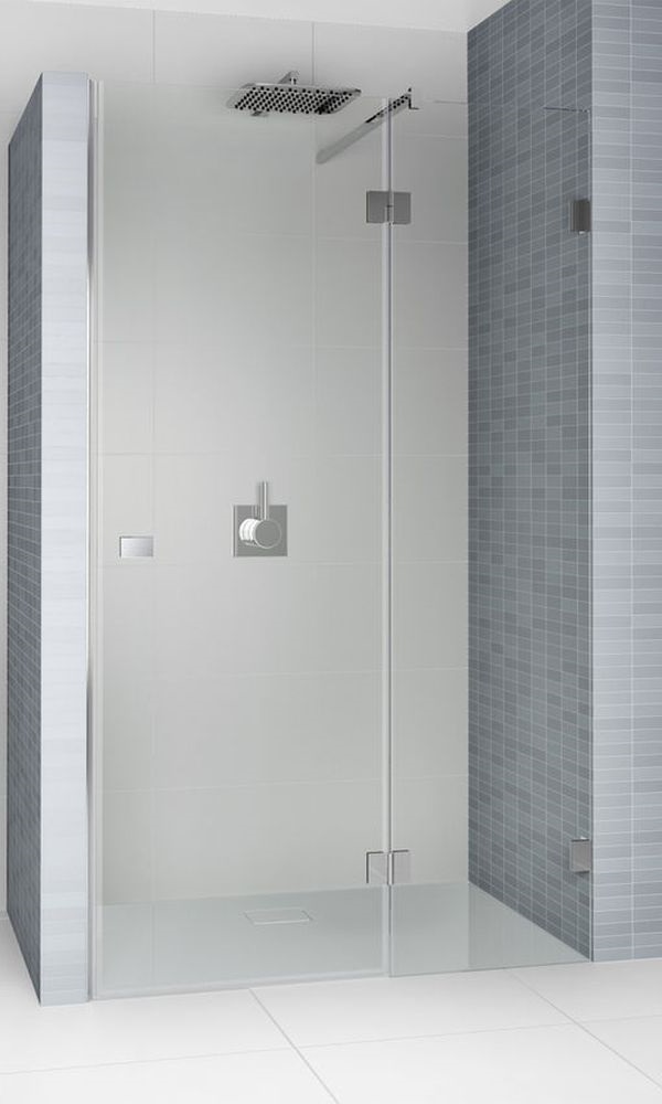 Riho Scandic sprchové dveře 140 cm sklopné chrom lesk/průhledné sklo G001028120
