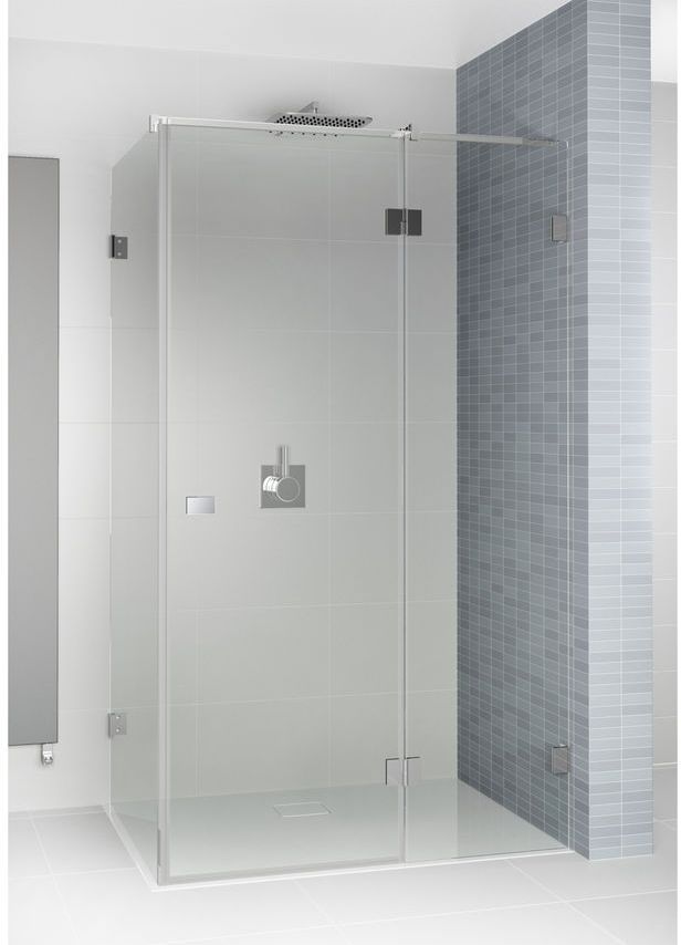 Riho Scandic sprchový kout 140x90 cm obdélníkový černá matný/průhledné sklo G001070121