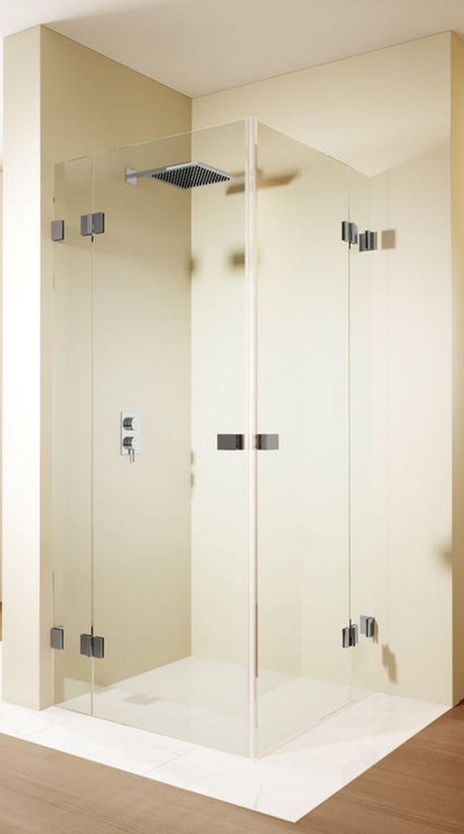 Riho Scandic sprchový kout 80x80 cm čtvercový chrom lesk/průhledné sklo G001099120