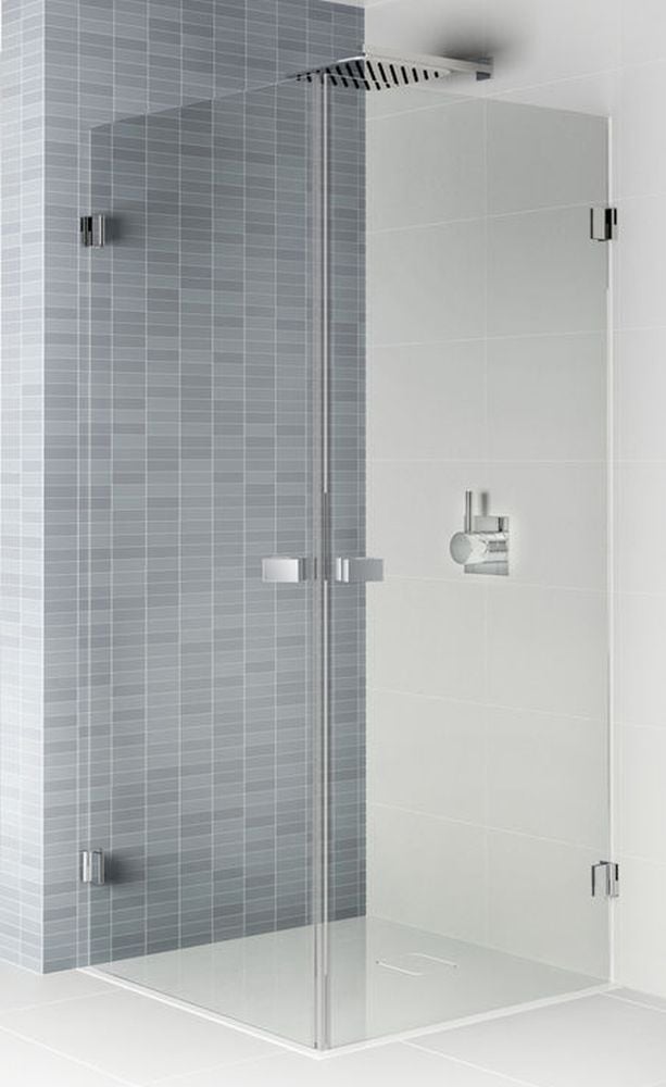 Riho Scandic sprchový kout 100x80 cm obdélníkový chrom lesk/průhledné sklo G001103120