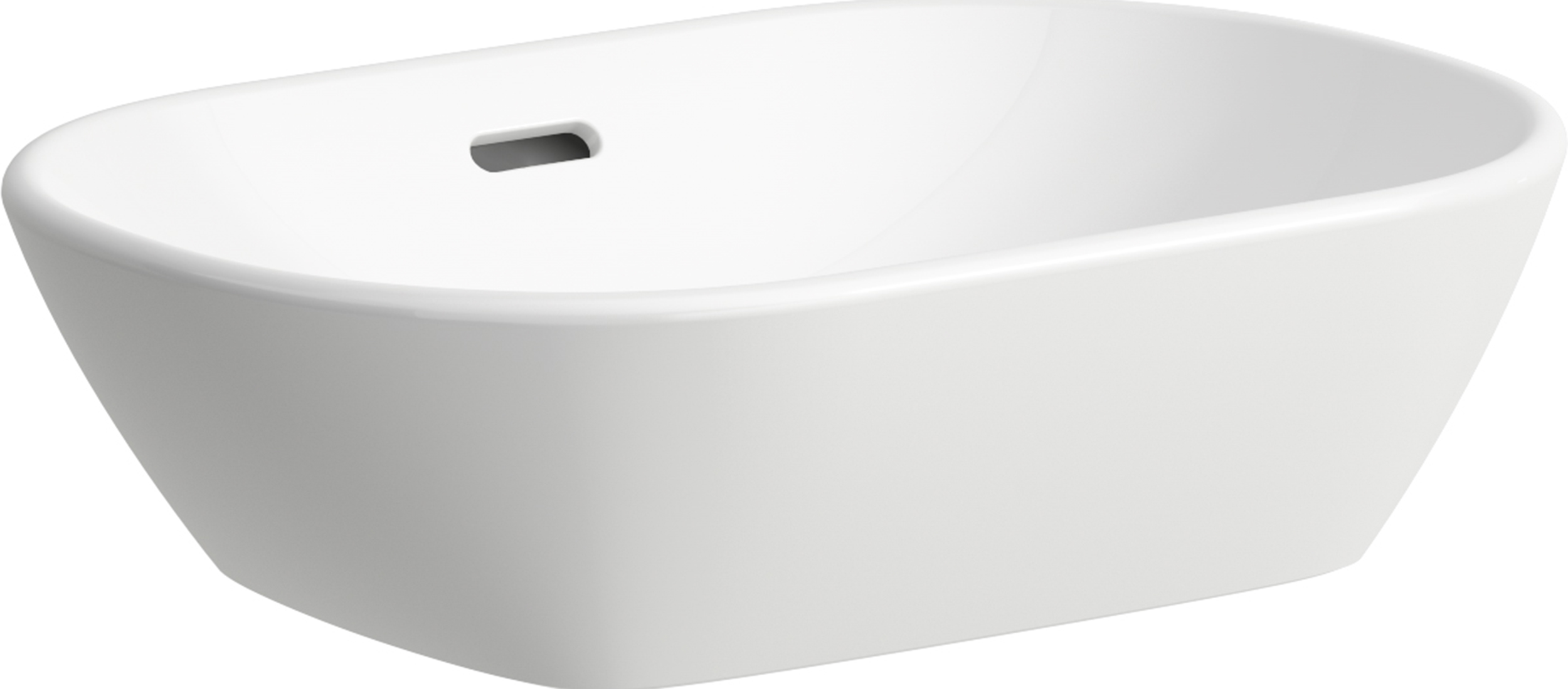 Laufen Lua umyvadlo 50x35 cm oválné na pult bílá H8120834001091