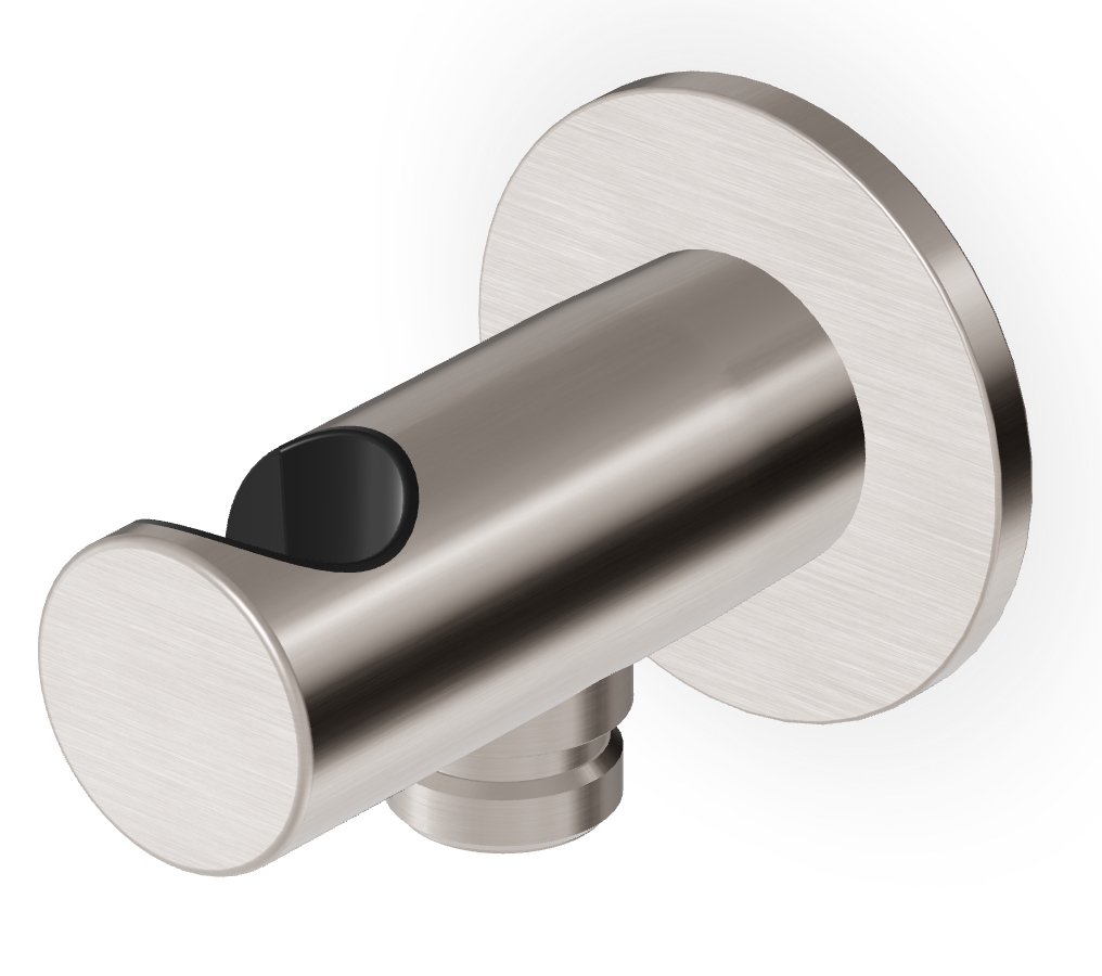 Zucchetti úhlový konektor s držákem chrom Z93933.C3