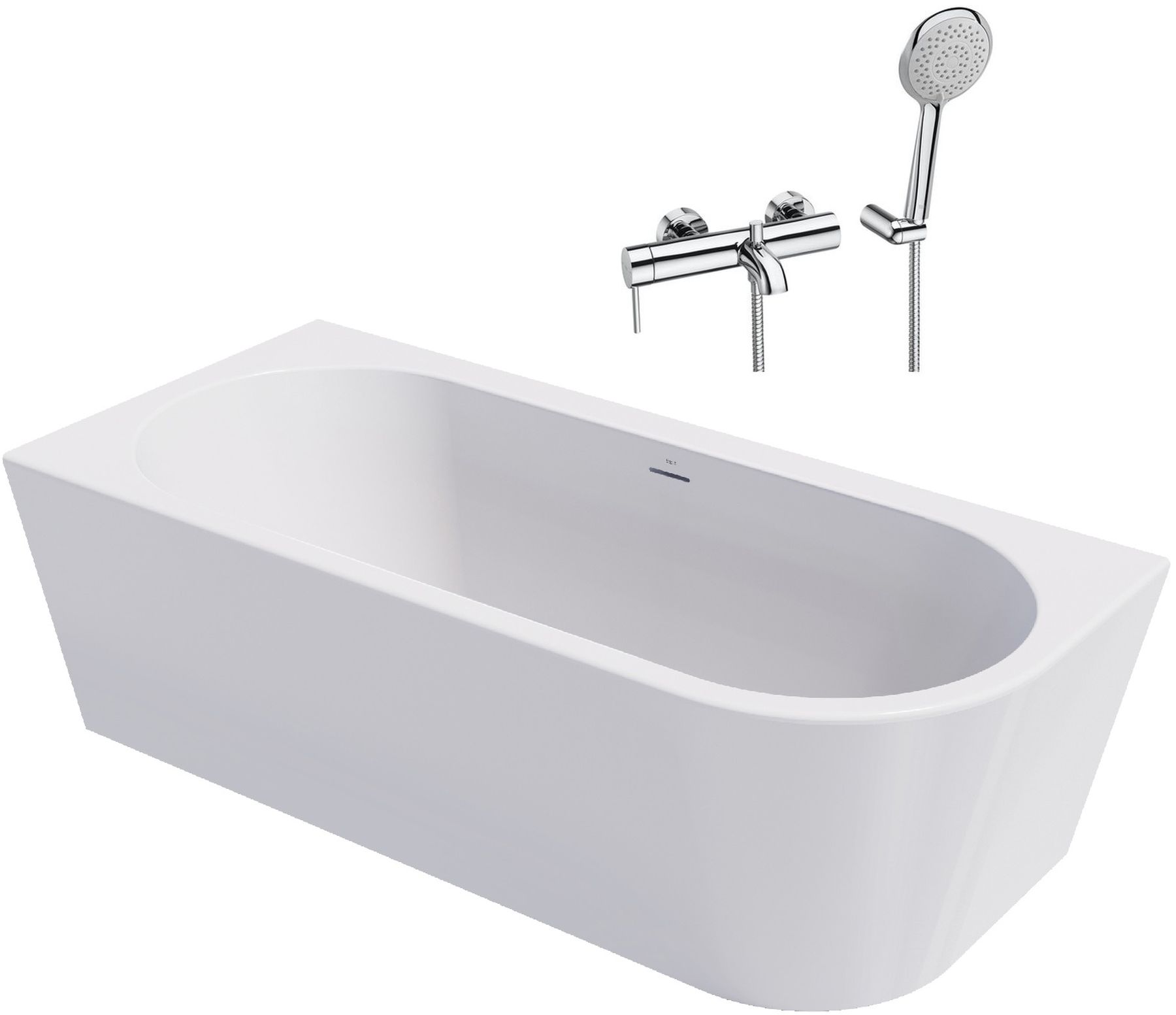 Sada rohová vana Roca Eternity A248593000, vanová baterie Roca Lanta A5A0111C00