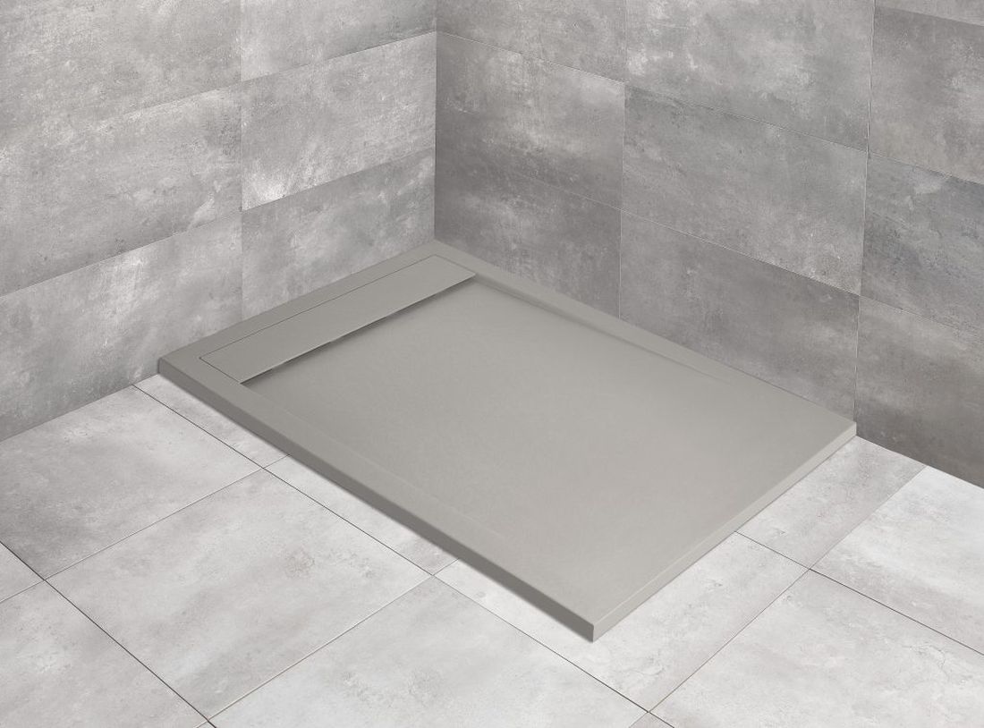 Radaway Teos F obdélníková sprchová vanička 100x80 cm cement HTF10080-74