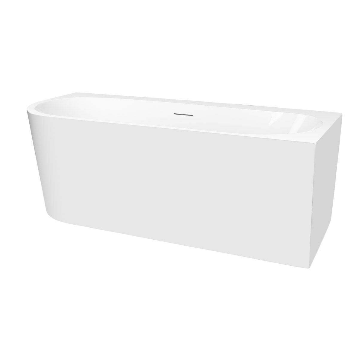 Oltens Hulda rohová vana 170x80 cm obdélníková bílá 11004000