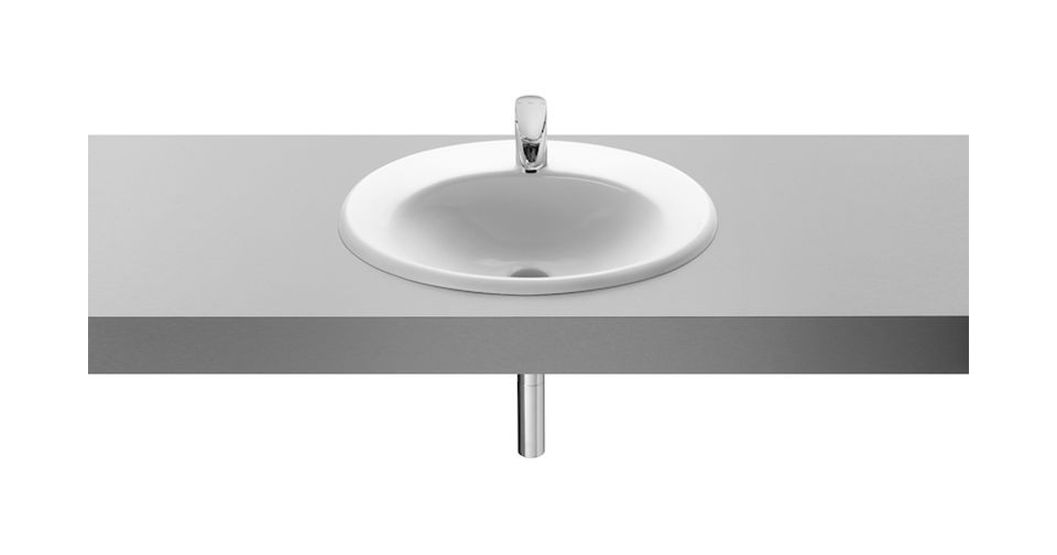 Roca Java umyvadlo 56x47.5 cm oválné zápustný bílá A327863000