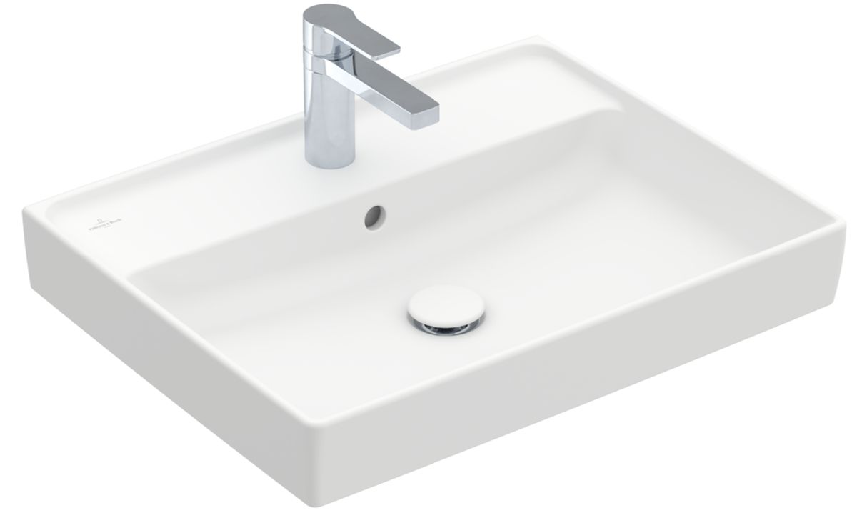 Villeroy & Boch Collaro umyvadlo 60x47 cm obdélníkový klasický-nábytkový bílá 4A336GRW