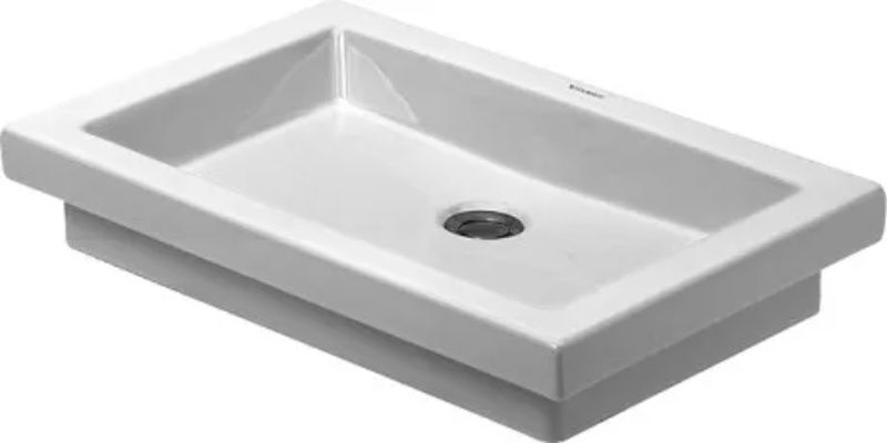 Duravit 2nd floor umyvadlo 58x41.5 cm obdélníkový na pult bílá 03175800001