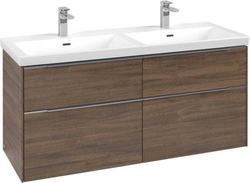 Villeroy & Boch Subway 3.0 skříňka 127.2x46.2x57.6 cm pod umyvadlo závěsná dub C568L0VH