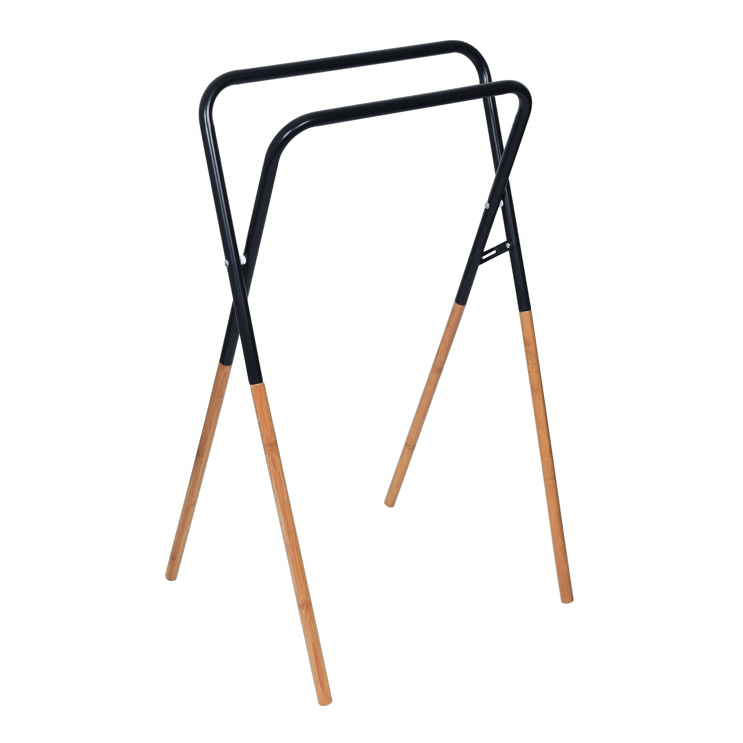 BISK Umbra stojací věšák černá-dřevo 08160