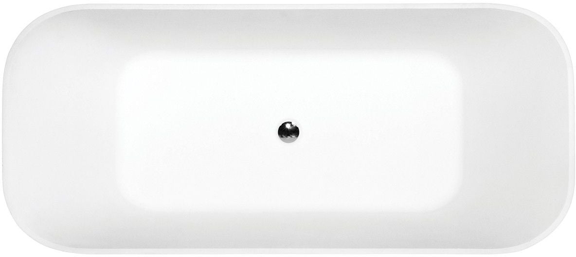 Besco Assos S-Line volně stojící vana 160x70 cm obdélníková dvoubarevná #WMMC-160AL