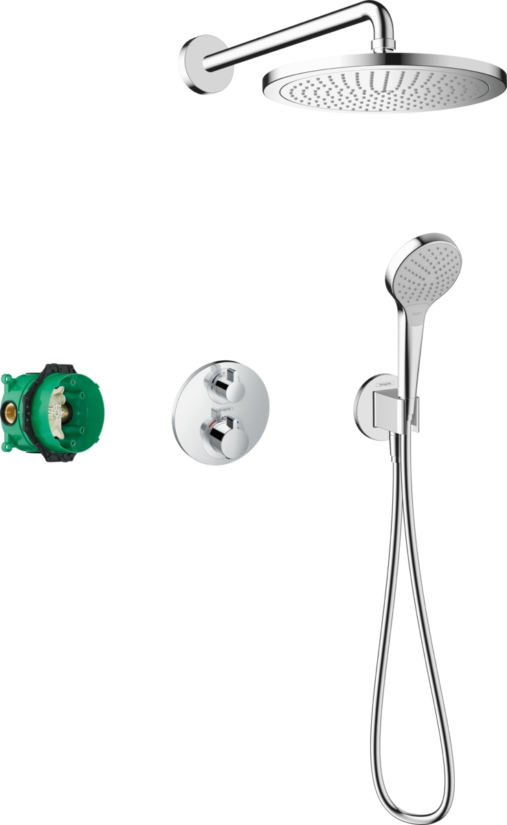 Hansgrohe Raindance sprchová sada pod omítku s termostatem ano chrom 27954000