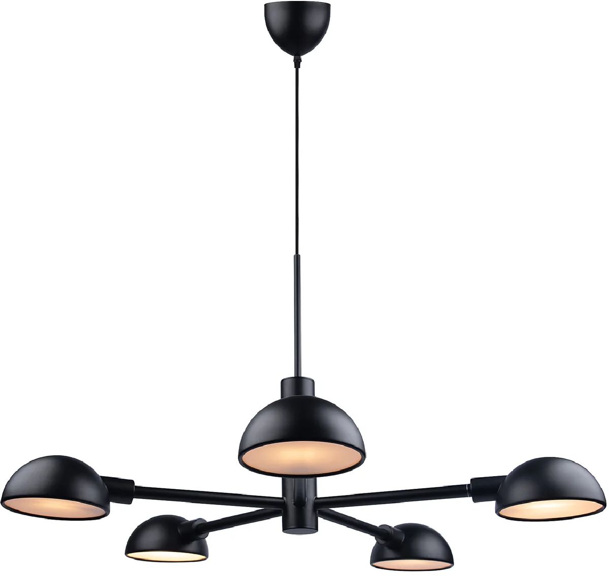 Nordlux Nomi závěsné svítidlo 5x25 W černá 2220163003