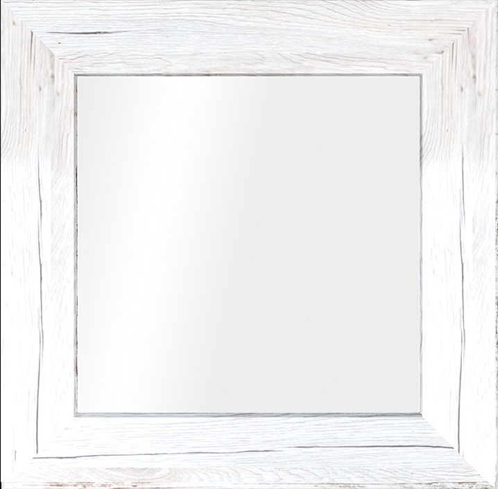 Styler Jyvaskyla zrcadlo 60x60 cm čtvercový bílá-dřevo LU-01219