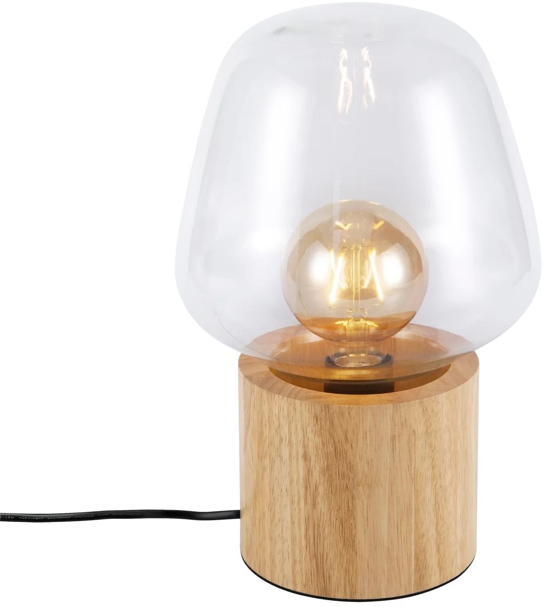 Nordlux Christina stolní lampa 1x25 W průhledná-dřevo 48905014