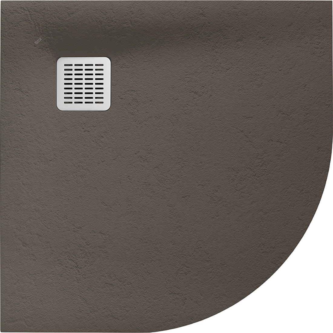 Roca Terran půlkruhová sprchová vanička 90x90 cm kávová AP10538438401660