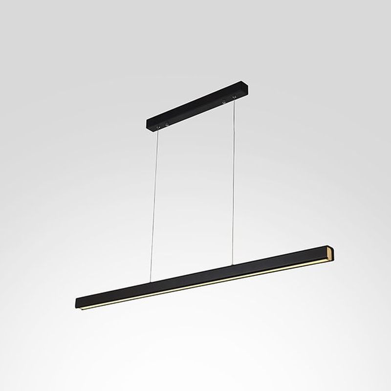 Altavola Design Linear závěsné svítidlo 1x44 W černá-dřevo LA089/PR_120_4k_black