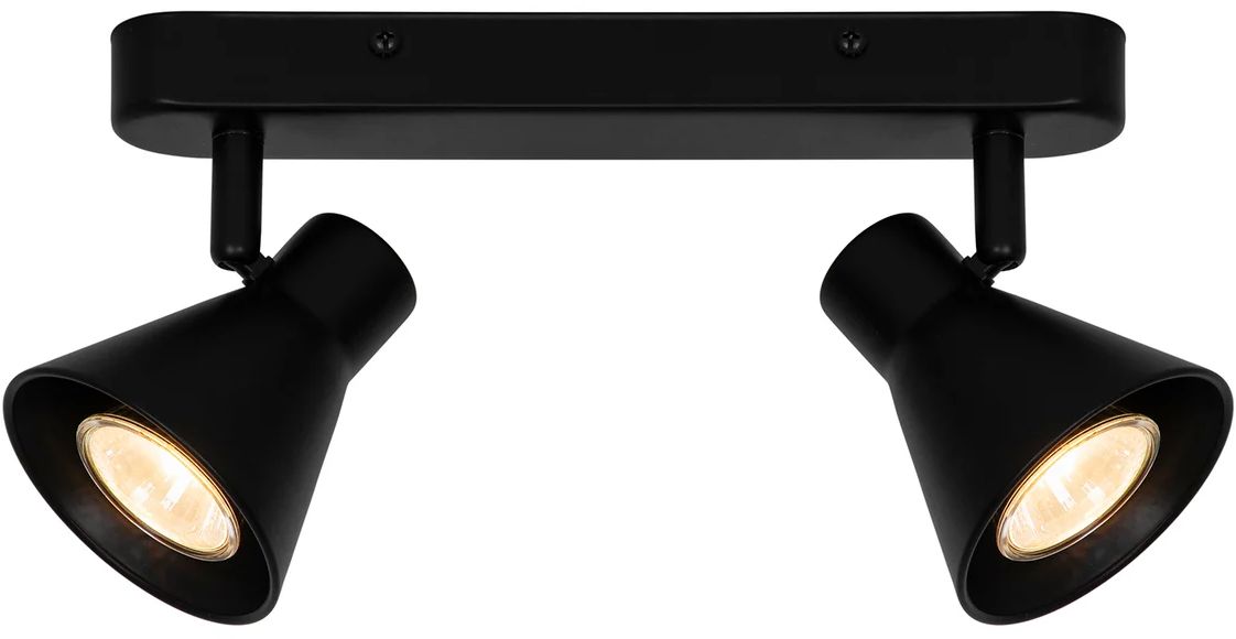 Nordlux Eik stropní světlo 2x35 W černá 45770103