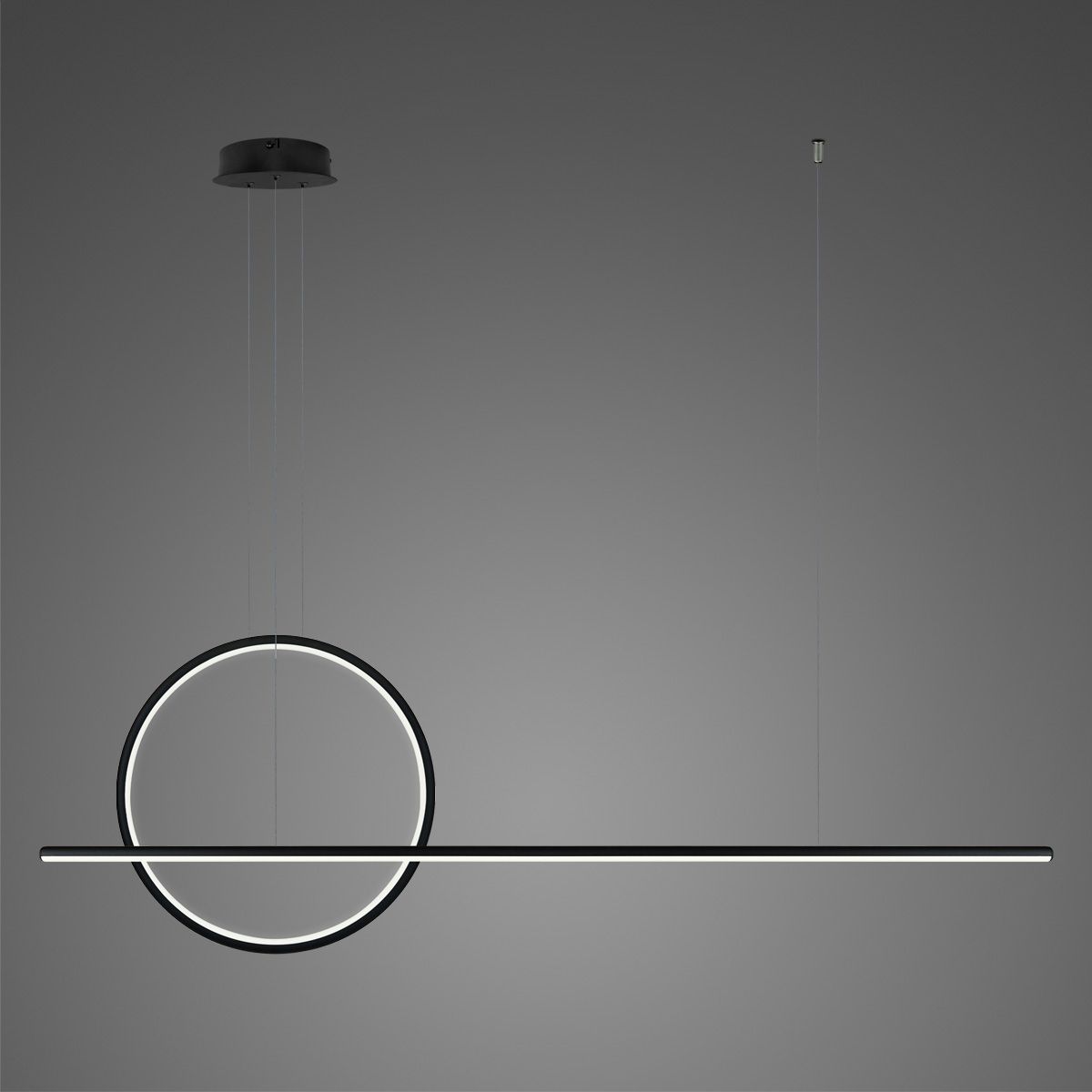 Altavola Design Linea závěsné svítidlo 2x23 W černá LA087/PX143_40_4k_black_dimm