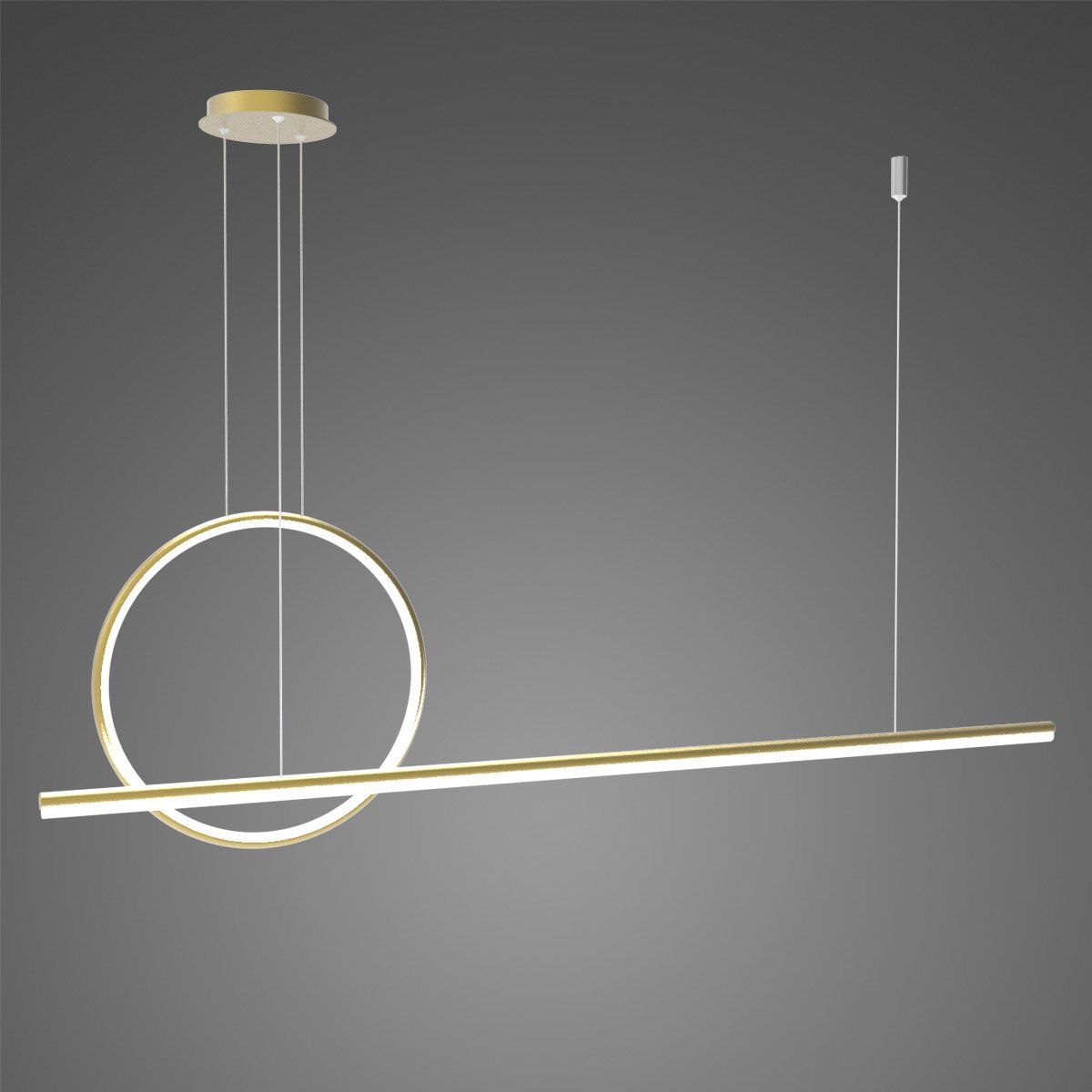 Altavola Design Linea závěsné svítidlo 2x W černá LA087/PX143_40_4k_gold_dimm