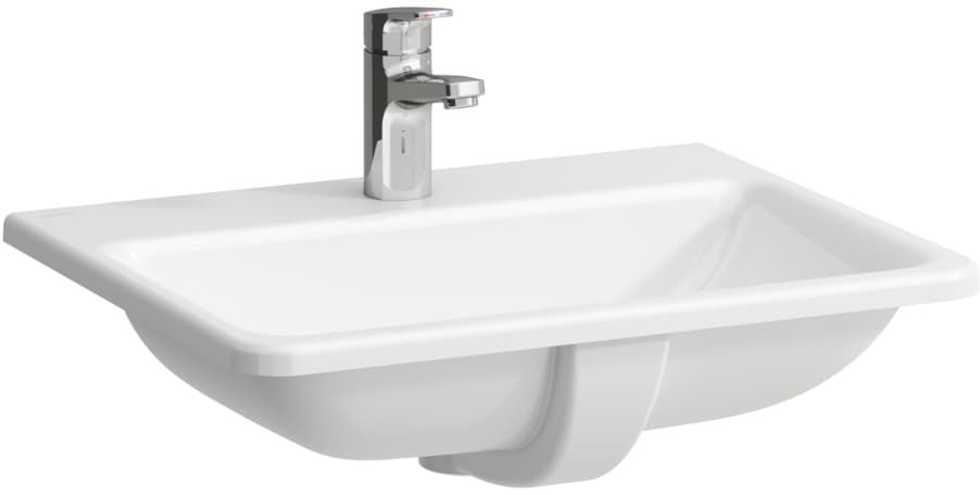 Laufen Pro S umyvadlo 56x44 cm obdélníkový zápustný bílá H8189634001041
