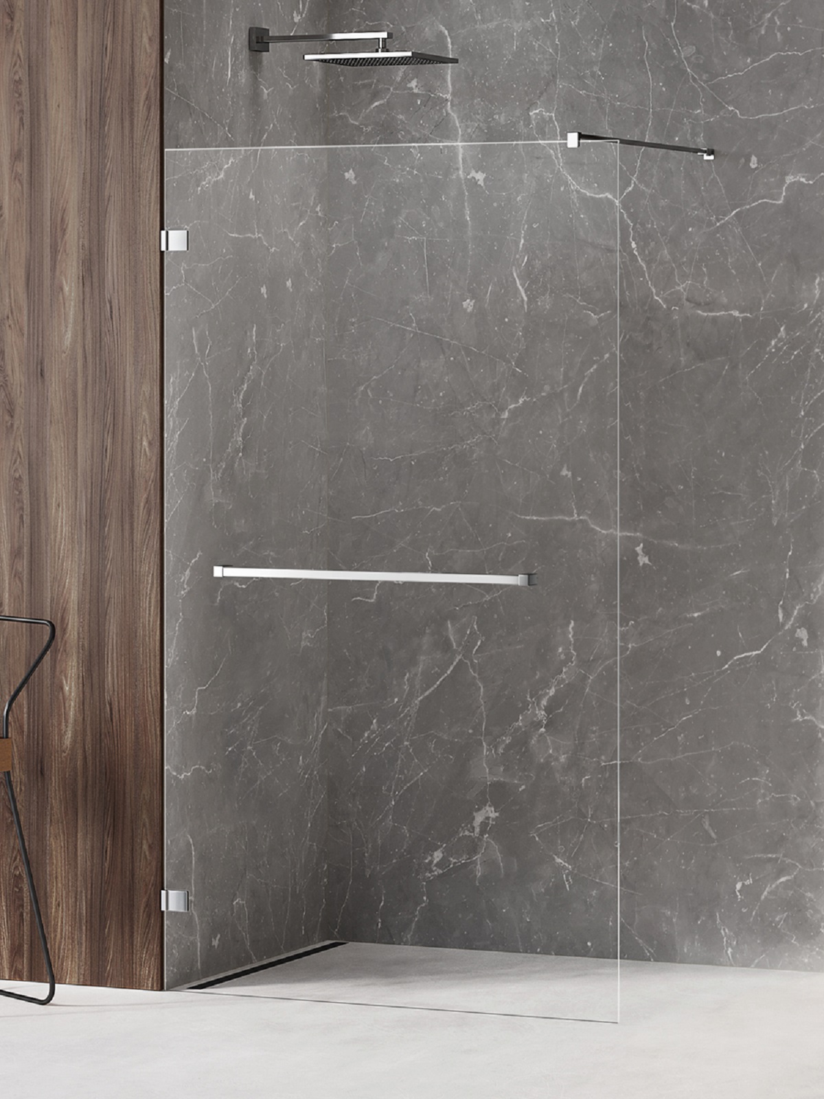 New Trendy Avexa sprchová zástěna 120 cm chrom lesk/průhledné sklo EXK-2530