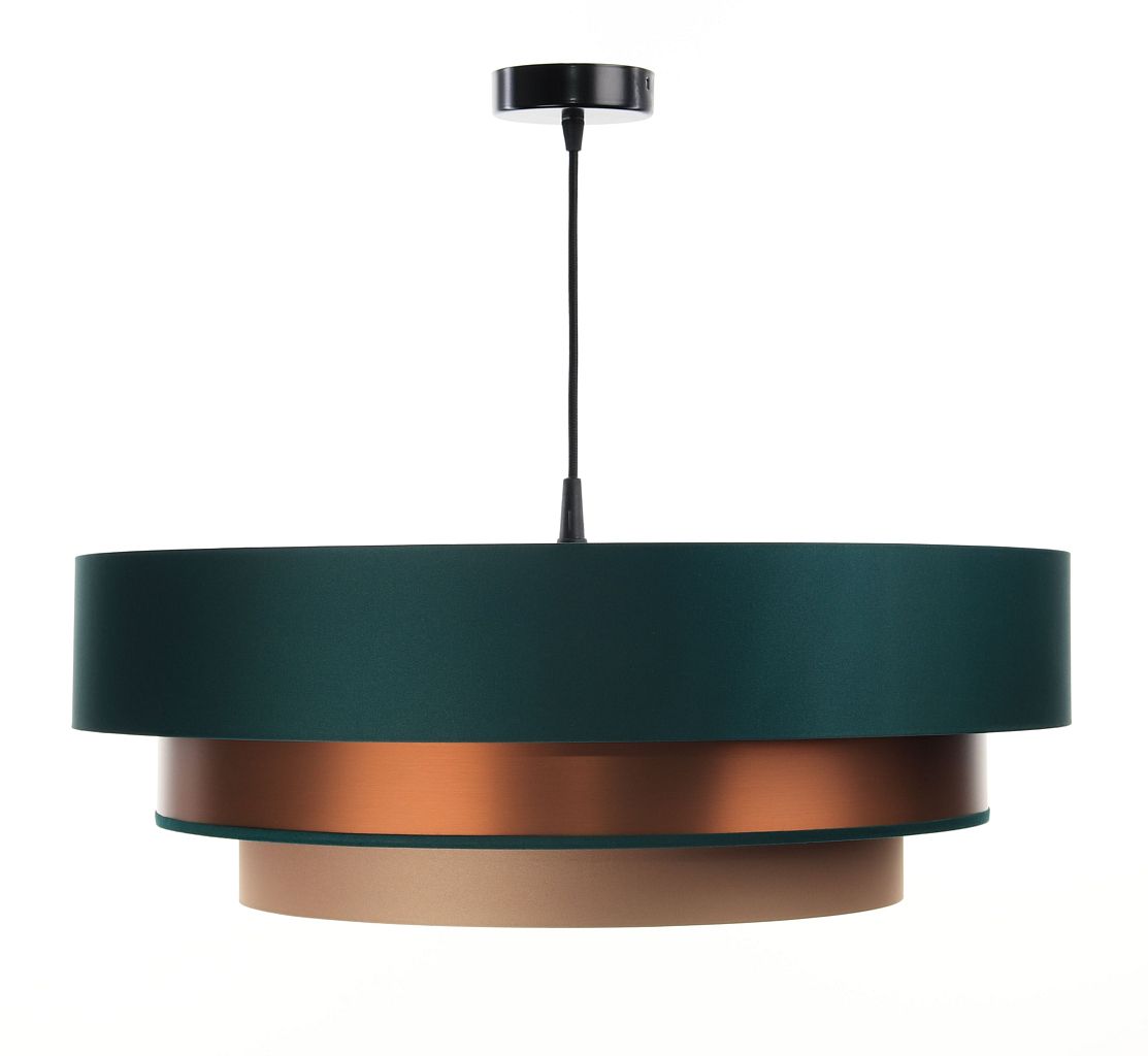 BPS Koncept Triniti závěsné svítidlo 1x60 W zelená-měděná 050-084-60