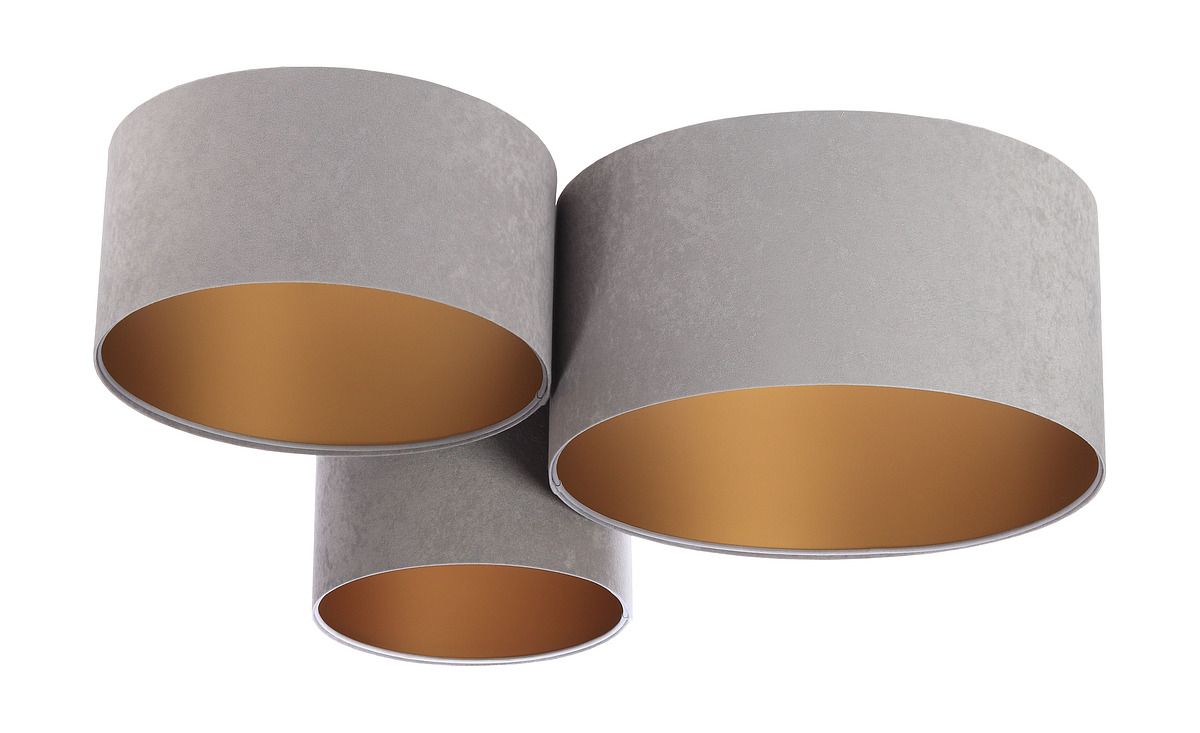 BPS Koncept Plafoniady nástěnné svítidlo 3x60 W zlatá-šedá 080-014