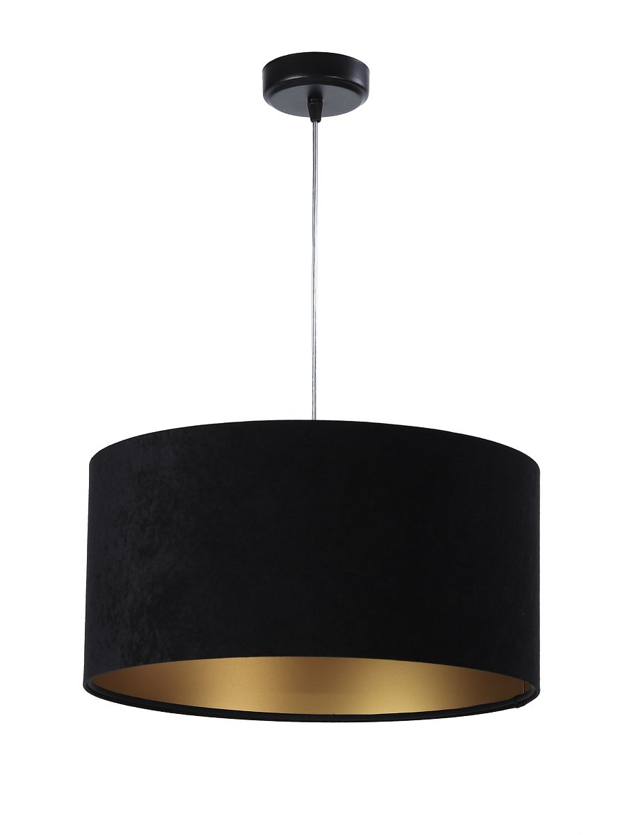 BPS Koncept Standard HomeLight závěsné svítidlo 1x60 W černá-zlatá 010-009-40