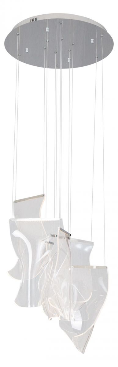 MaxLight Silk závěsné svítidlo 1x15 W chrom P0371D