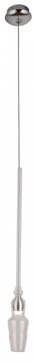 MaxLight Murano závěsné svítidlo 1x3 W chrom P0245