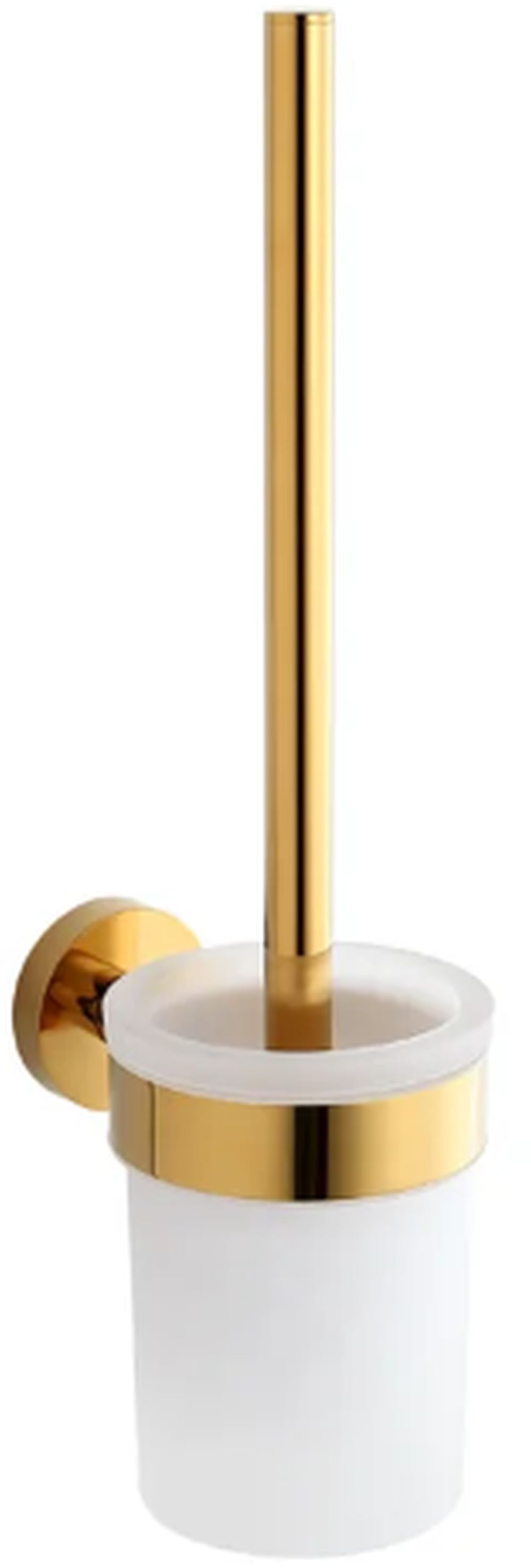 Stella Classic záchodová štětka šroubovaný sklo-zlatá 07.431-G
