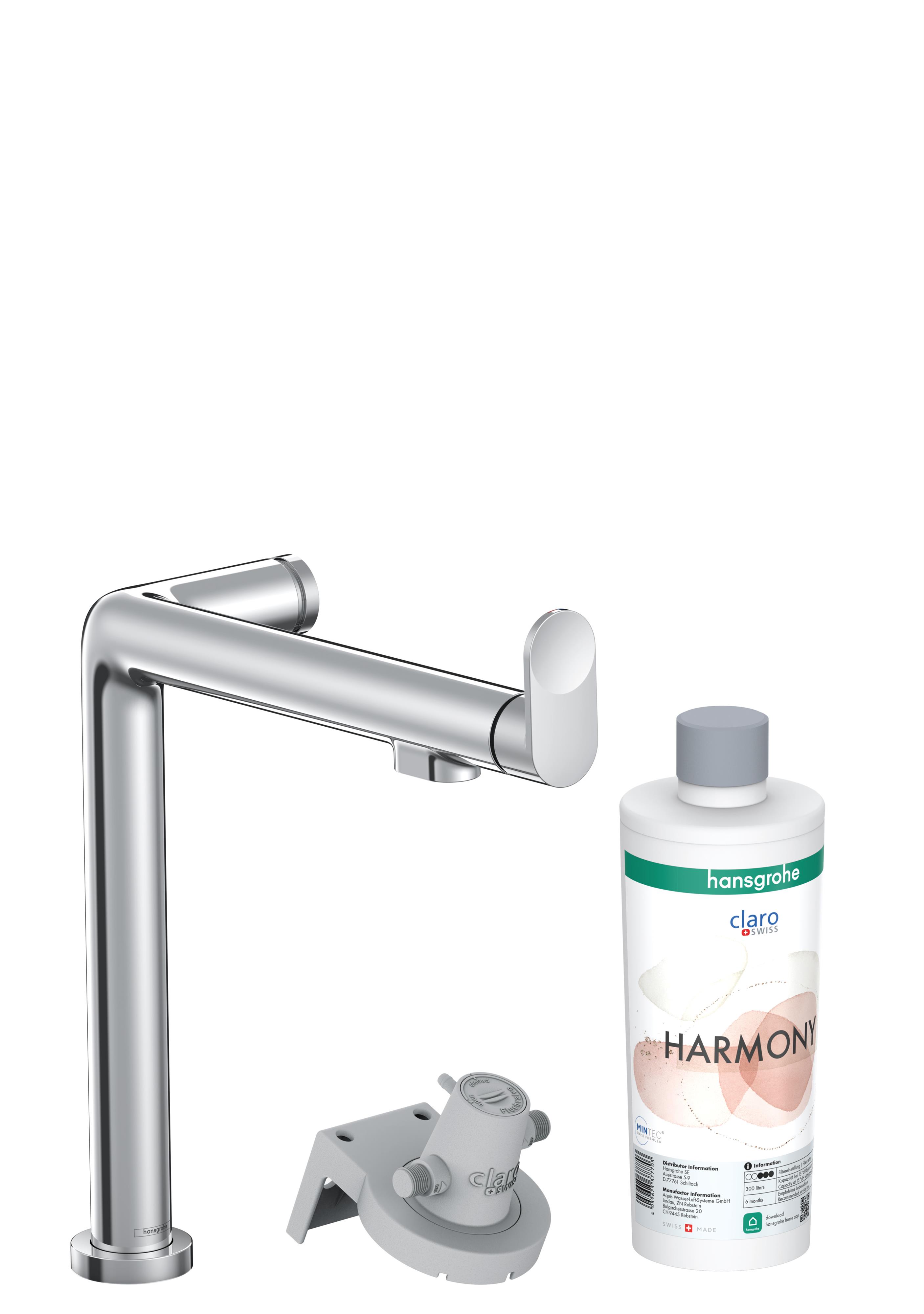 Hansgrohe Aqittura M91 kuchyňská baterie s filtrem stojící chrom 76802000